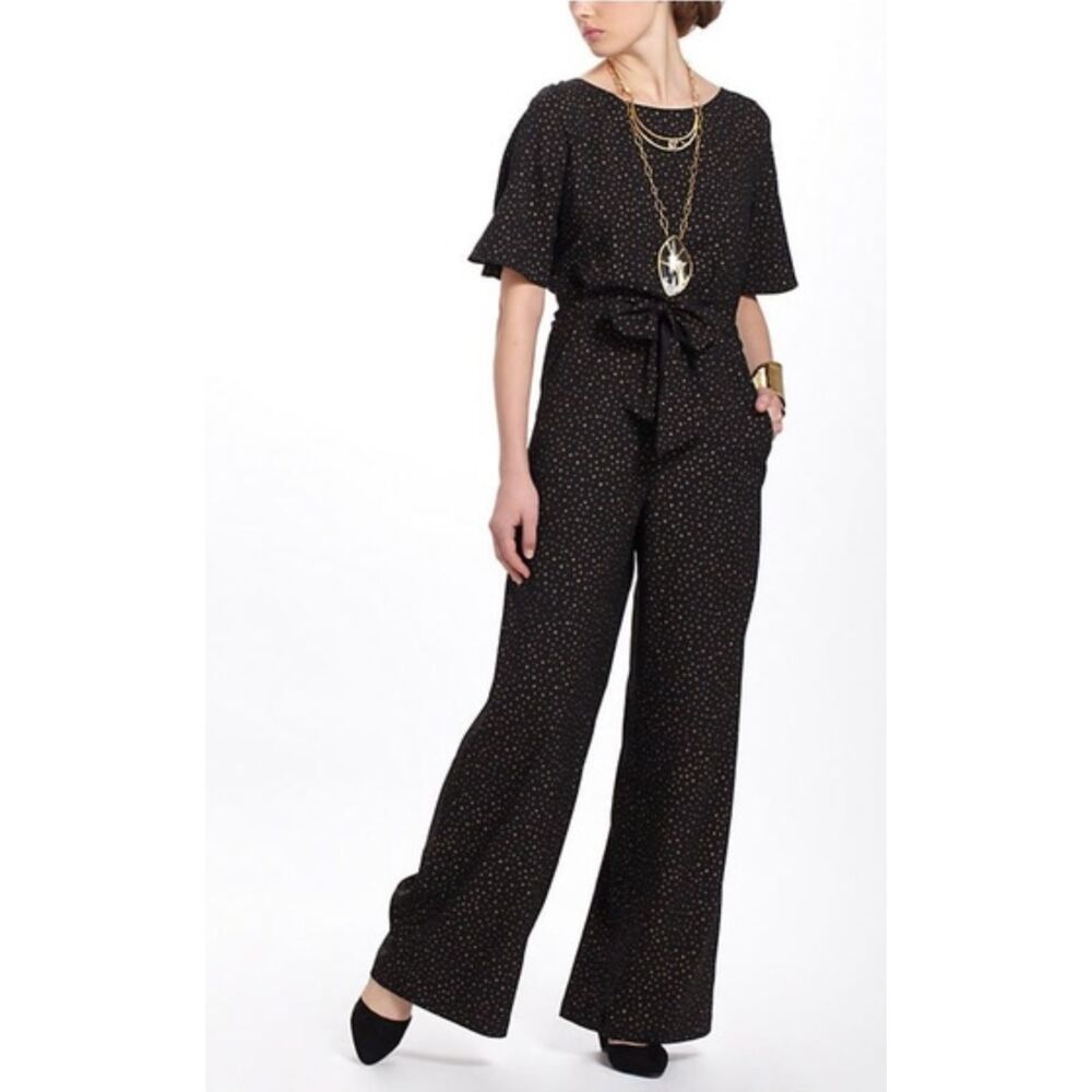 Anthropologie Corey Lynn Calter Cosmos Star Jumpsuit Sz S Womens Pantsuit